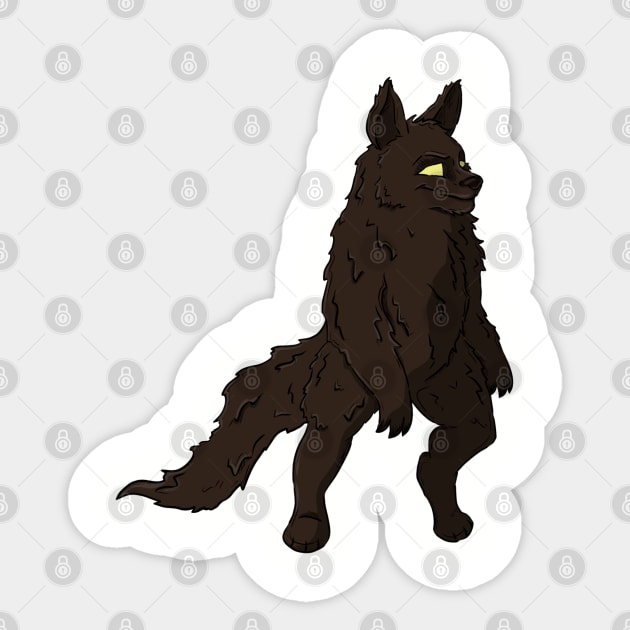 Dog Man Sticker by HallowQueenHues